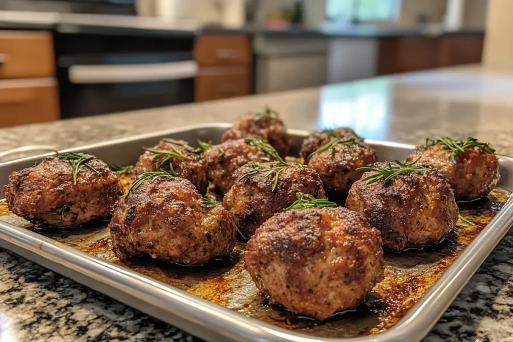 Meatballs cooked at 350 or 400