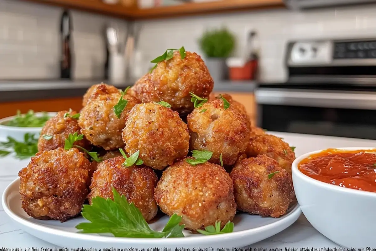 Frozen meatballs in air fryer