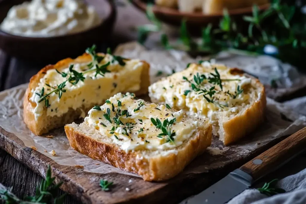 Onion bagel with spreads