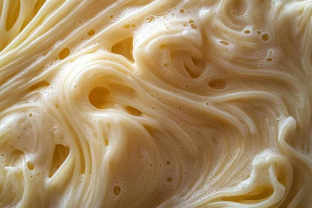 Close-up of spaghetti texture