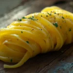 Tagliolini pasta with butter and herbs